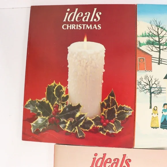 Ideals Christmas Magazine 1984 to 1992 lot of 9